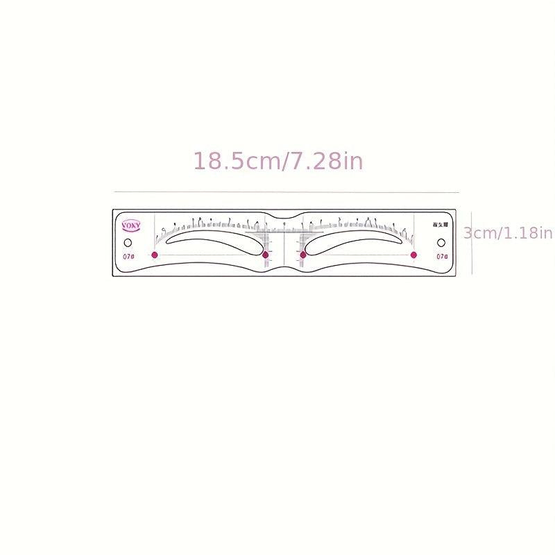 12Pcs Eyebrow Stencil Set Reusable DIY Drawing Guide Grooming Template Card