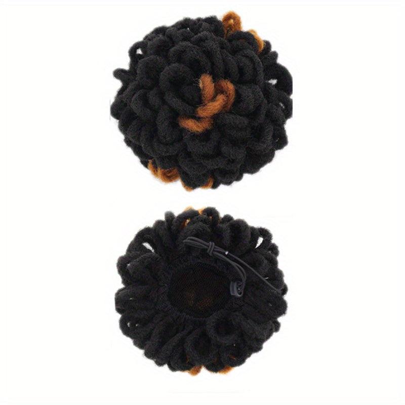 DreadLock Bun Afro High Puff Drawstring Ponytail Extensions