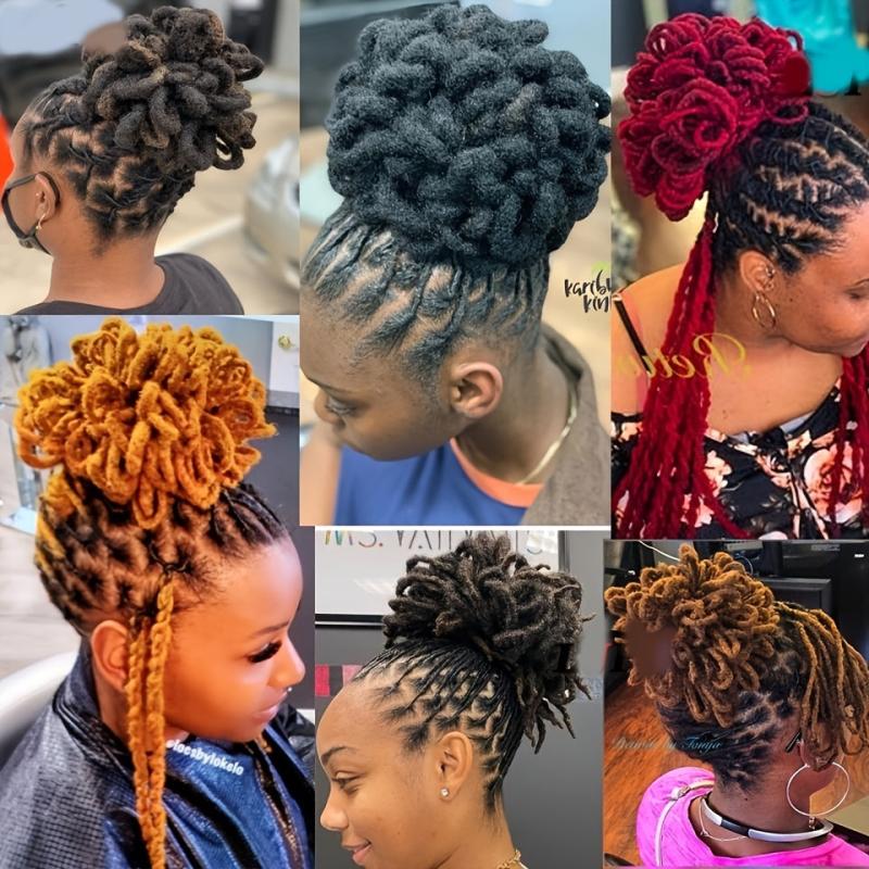 DreadLock Bun Afro High Puff Drawstring Ponytail Extensions