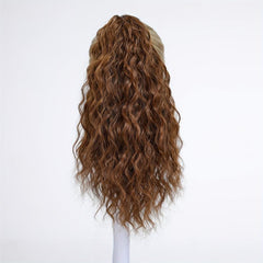 Long Curly Wavy Ponytail Extensions Synthetic Clip In Hair