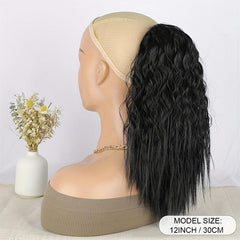 30 48 Cm Messy Bun Hair Piece Scrunchie Tousled Updo Extension