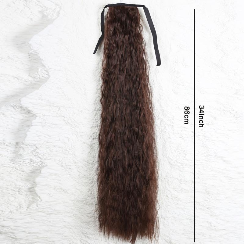 Curly Wavy Ponytail Extensions Natural Looking