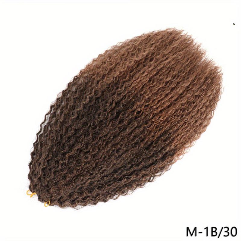 8 Cm Afro Curl Kinky Crochet Braiding Hair Extensions Ombre Pink Ginger