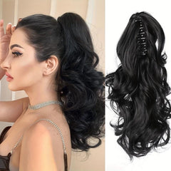 Long Curly Wavy Claw Ponytail Hair Extensions