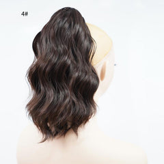 30 48 Cm Claw Clip In Ponytail Hair Extensions Short Curly Ponytail