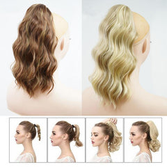 30 48 Cm Claw Clip In Ponytail Hair Extensions Short Curly Ponytail
