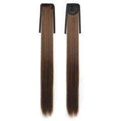 Straight Clip Hairpiece False Hair Ponytail Wig for Women