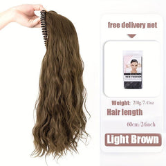 Synthetic Headband Wigs Natural Seamless Clip In Hair Extensions