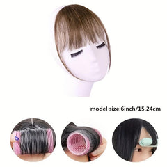 Natural Human Hair Fringes Air Bangs Wig Female Piece Real Flush Bangs