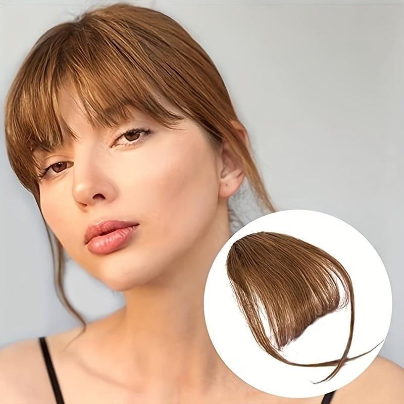 Natural Human Hair Fringes Air Bangs Wig Female Piece Real Flush Bangs
