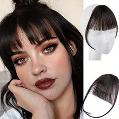 Natural Human Hair Fringes Air Bangs Wig Female Piece Real Flush Bangs