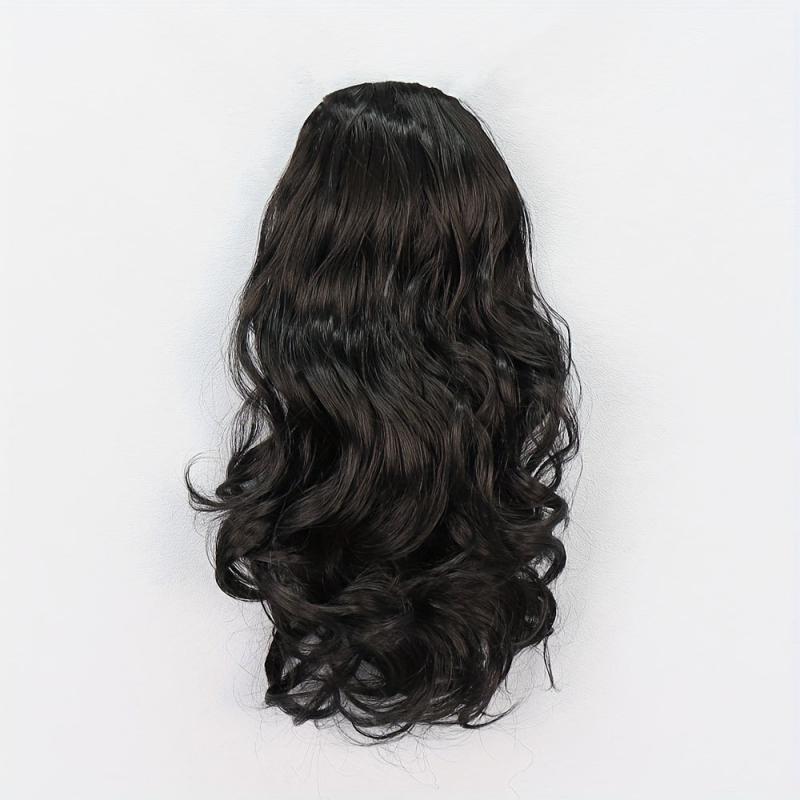 Long Curly Wavy Ponytail Extension Synthetic Hairpiece