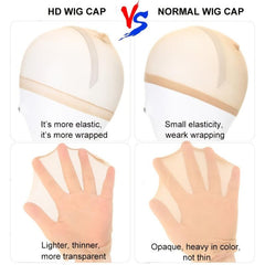 24 Pcs HD Wig Cap for Lace Front Wigs