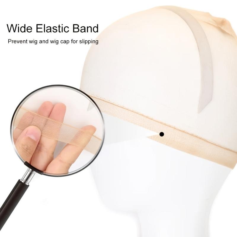 24 Pcs HD Wig Cap for Lace Front Wigs