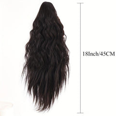Curly Wave Ponytail Extension Claw Clip Ponytail Hair Curly Synthetic Hairpieces