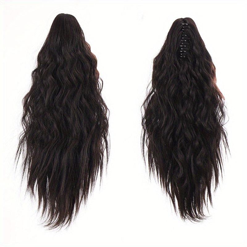 Curly Wave Ponytail Extension Claw Clip Ponytail Hair Curly Synthetic Hairpieces