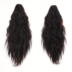 Curly Wave Ponytail Extension Claw Clip Ponytail Hair Curly Synthetic Hairpieces