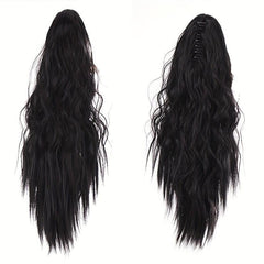 Curly Wave Ponytail Extension Claw Clip Ponytail Hair Curly Synthetic Hairpieces