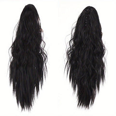 Curly Wave Ponytail Extension Claw Clip Ponytail Hair Curly Synthetic Hairpieces