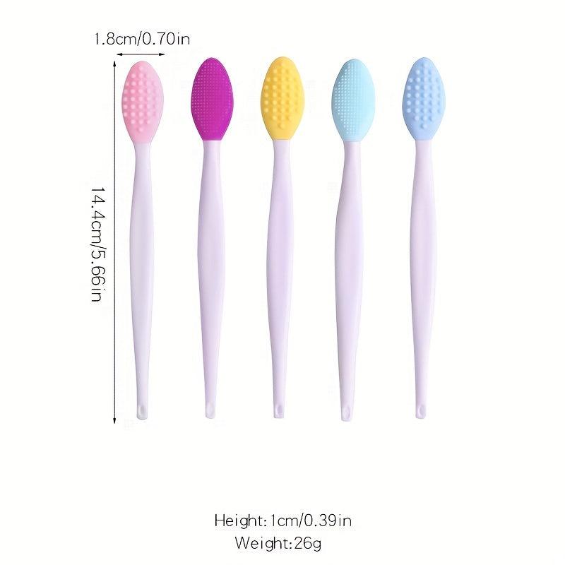 Silicone Blackhead Scrub Brush Double Sided Exfoliating Facial Tool