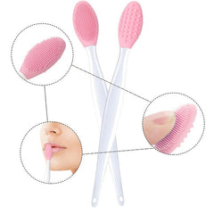 Silicone Blackhead Scrub Brush Double Sided Exfoliating Facial Tool