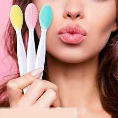 Silicone Blackhead Scrub Brush Double Sided Exfoliating Facial Tool