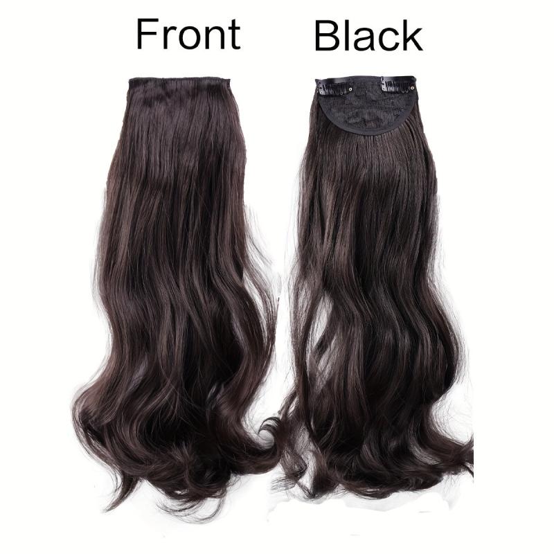 45 72 cm Body Wave Hair Extensions for Extra Volume Synthetic Clips