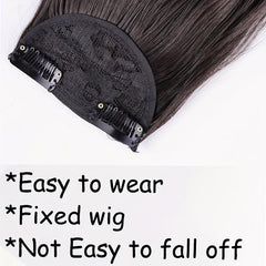 45 72 cm Body Wave Hair Extensions for Extra Volume Synthetic Clips