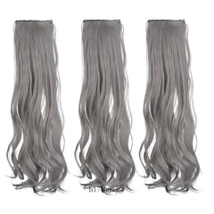 Red Long Curly Hair Wig Set for Cosplay & Halloween