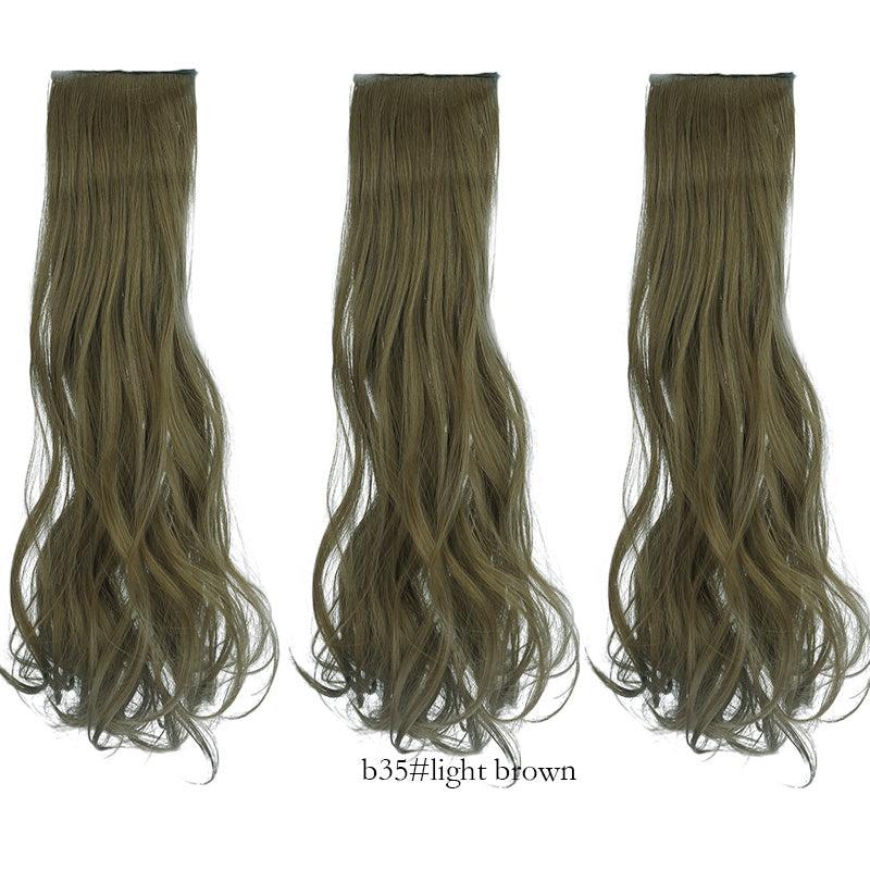 Red Long Curly Hair Wig Set for Cosplay & Halloween