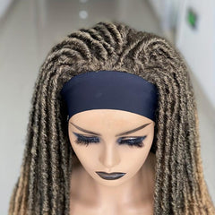 Synthetic Crochet Braid Headband Wig for Daily Party Cosplay