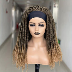 Synthetic Crochet Braid Headband Wig for Daily Party Cosplay