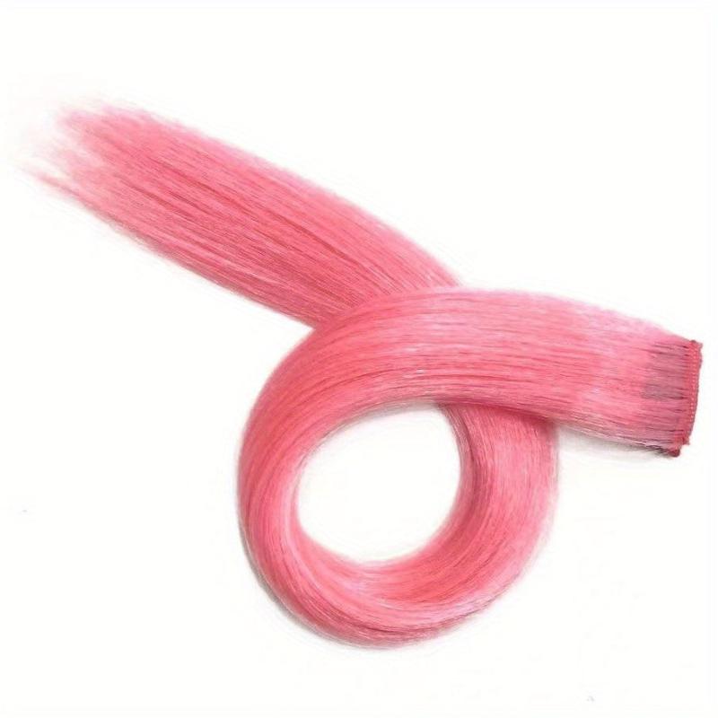 Luminous Straight Hair Extensions for Y2K Party Highlights