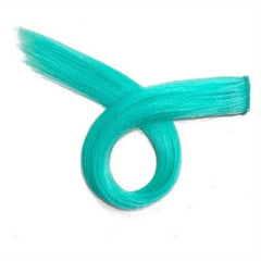 Luminous Straight Hair Extensions for Y2K Party Highlights