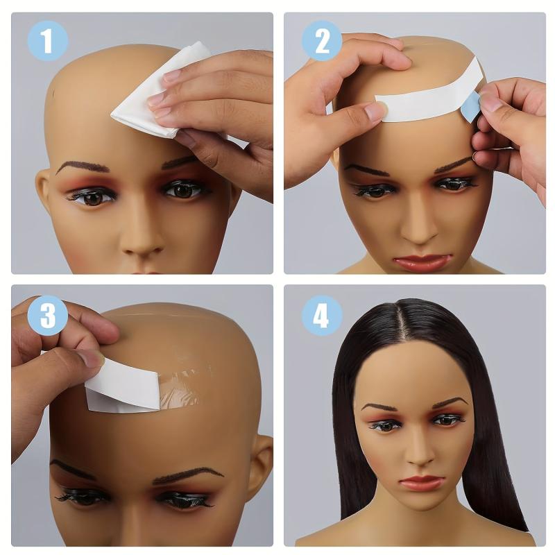 12pcs Wig Tapes Lace Front Waterproof Toupee Strips