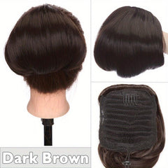 Ombre Drawstring Hair Bun Updo Ponytail Clip In Hair Extensions