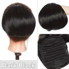 Ombre Drawstring Hair Bun Updo Ponytail Clip In Hair Extensions