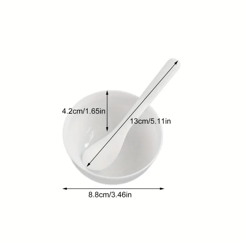 Silicone Facial Mask Mixing Bowl and Brush Set for DIY Face Masks