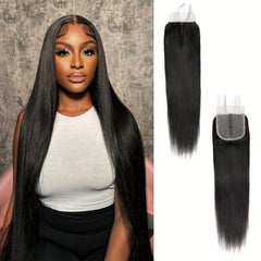 T4x4x1 Lace Closure Straight Wave Brazilian Human Hair
