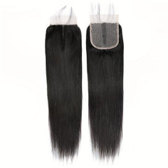 T4x4x1 Lace Closure Straight Wave Brazilian Human Hair