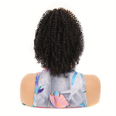 Curly Ponytail Extensions Synthetic Clip In Hair Natural Looking For Daily Use