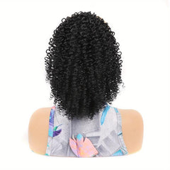 Curly Ponytail Extensions Synthetic Clip In Hair Natural Looking For Daily Use