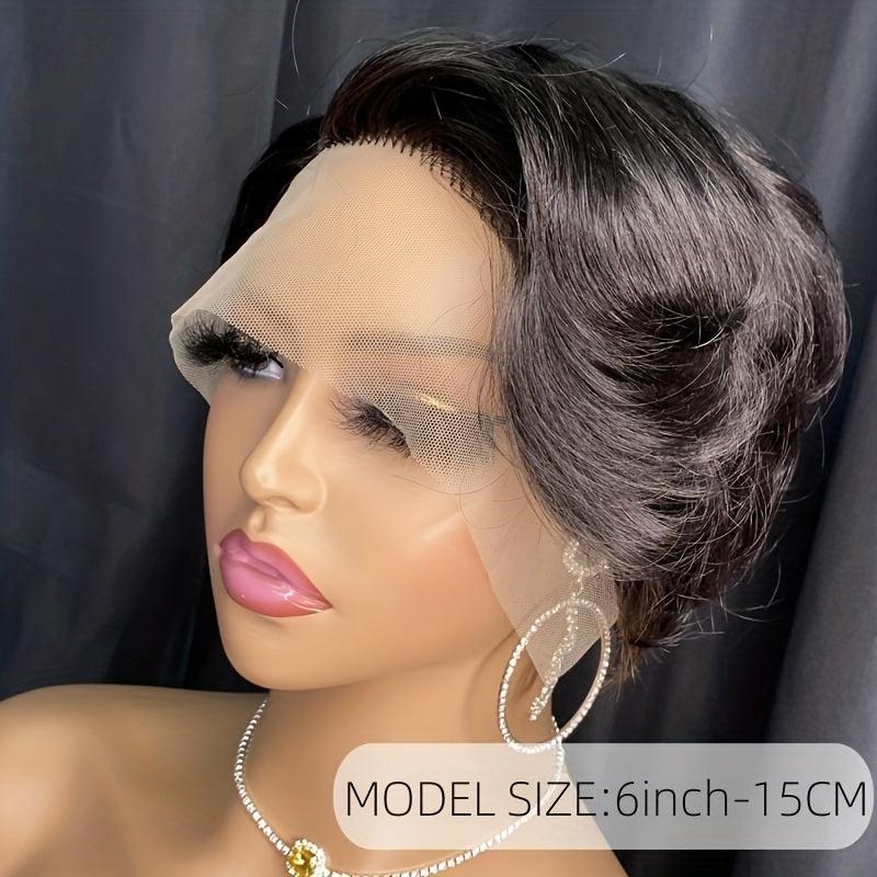 Brazilian Hair Pixie Cut Wig for Women