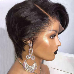 Brazilian Hair Pixie Cut Wig for Women