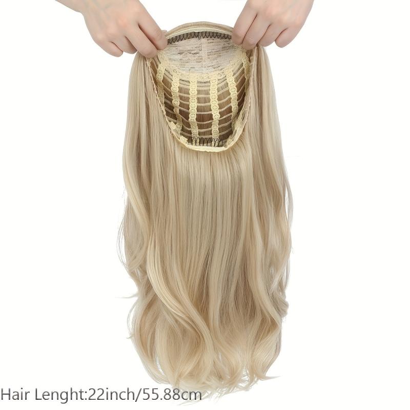 Long Wavy Clip In Half Wig For Hair Volume Synthetic Half Wig
