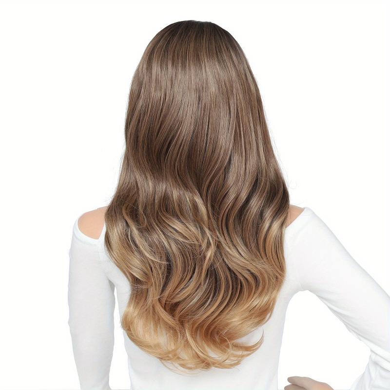 Long Wavy Clip In Half Wig For Hair Volume Synthetic Half Wig