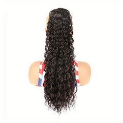 Long Curly Wavy Drawstring Ponytail Synthetic Clip In Hair Extensions