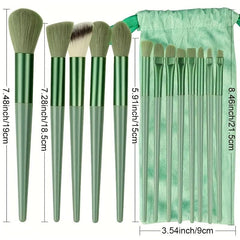 19Pcs Makeup Beauty Set with Brushes Powder Puff Sponge