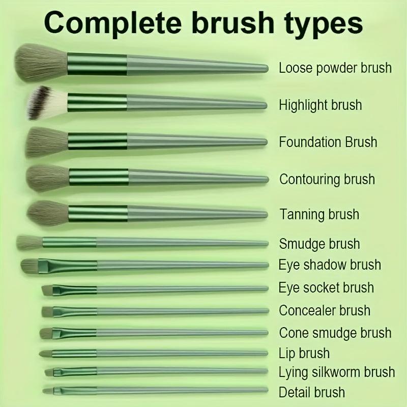19Pcs Makeup Beauty Set with Brushes Powder Puff Sponge