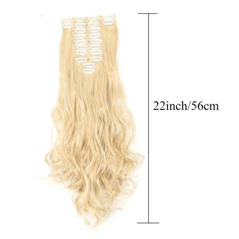 Curly Hair Clip In Extensions 12 Pieces Set